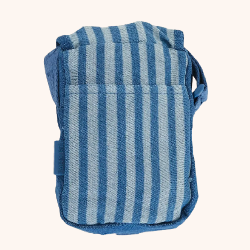 Bolsa Farm Jeans Lenço Tropical Listrada
