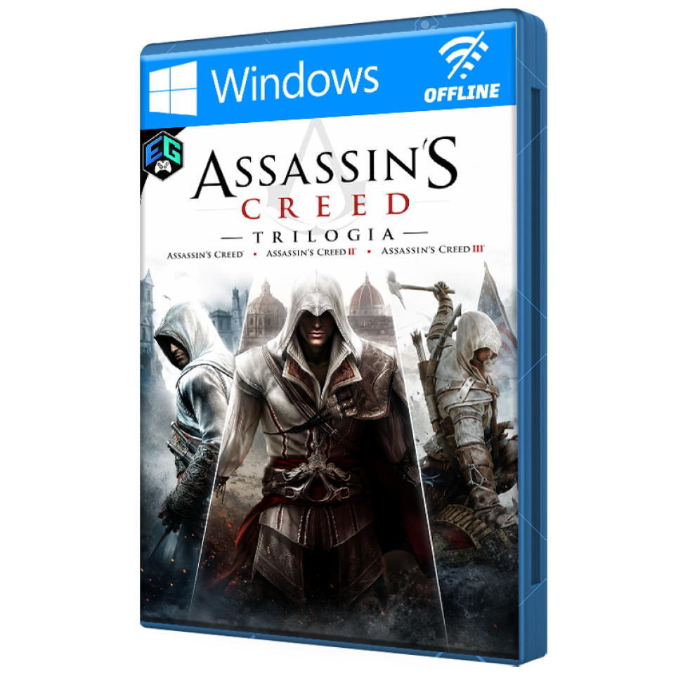 ASSASSINS CREED TRILOGY - ASSASSINS CREED 1 + ASSASSINS CREED 2 + ASSASSINS CREED 3 (PC)