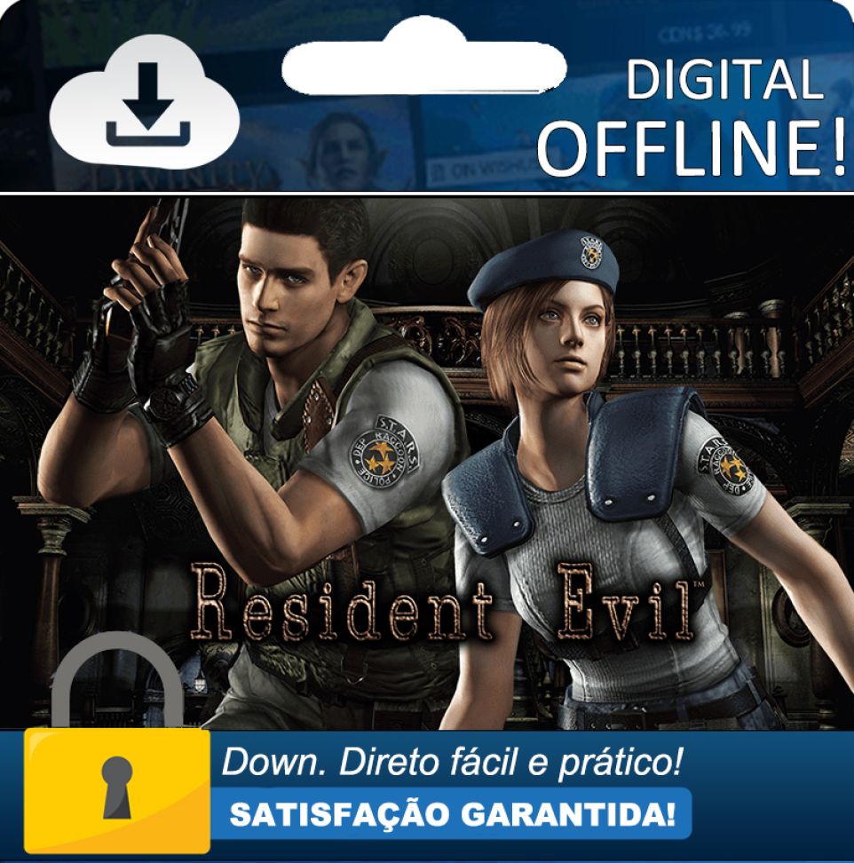 One Re Master RESIDENT EVIL 1 HD REMASTER PC (C/ TRADUÇÃO) - ELITE GAMES