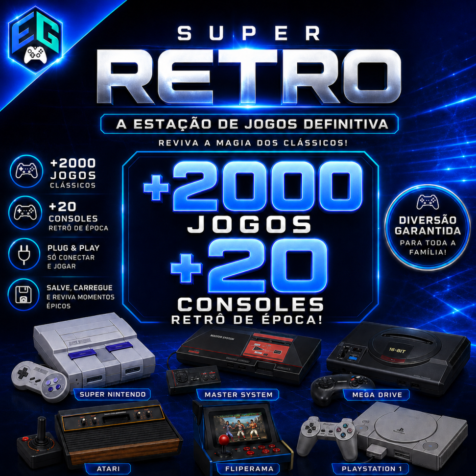 SUPER RETRÔ STANDARD | SUPER RETRO BASICO (+2000 JOGOS) | PC