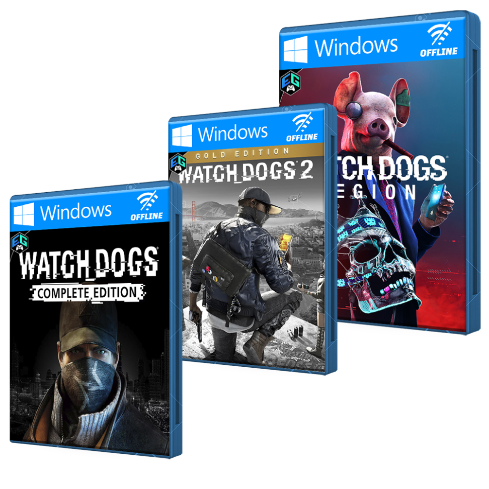 WATCH DOGS TRILOGIA (3 JOGOS) (PC)