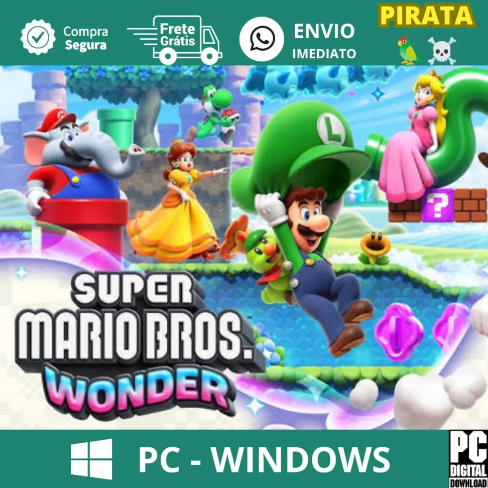 Super Mario Wonder - (Emulador de Switch) - SEM LAUNCHER