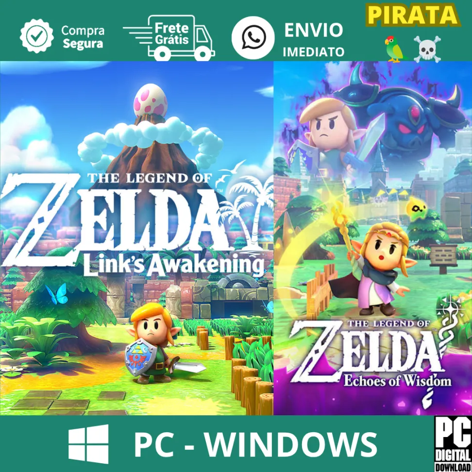 Zelda Links Awakening + Echoes of Wisdom - (Emulador de SWITCH) - SEM LAUNCHER