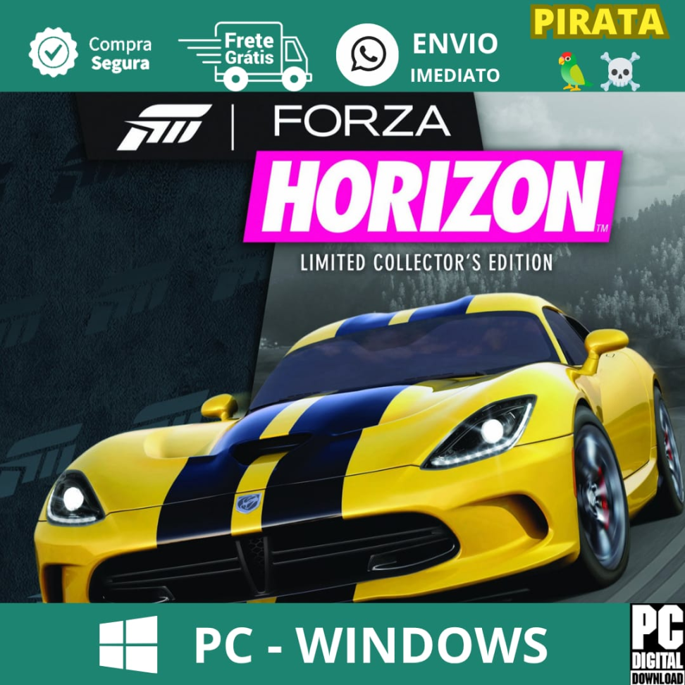 Forza Horizon 1 Limited Collectors (Emulador de Xbox 360) - SEM LAUNCHER