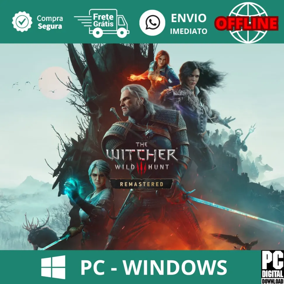 The Witcher 3 Remastered - STEAM OFFLINE