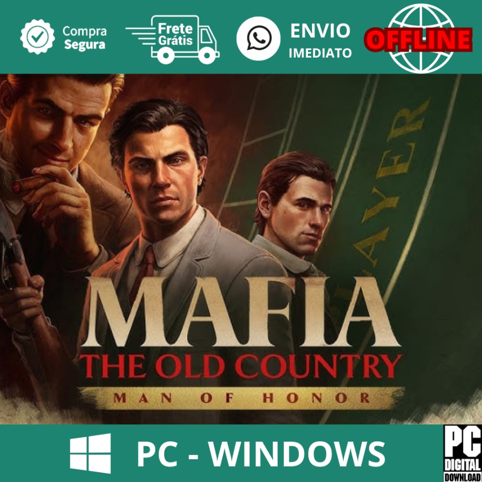 Mafia The Old Country Man of Honor - STEAM OFFLINE