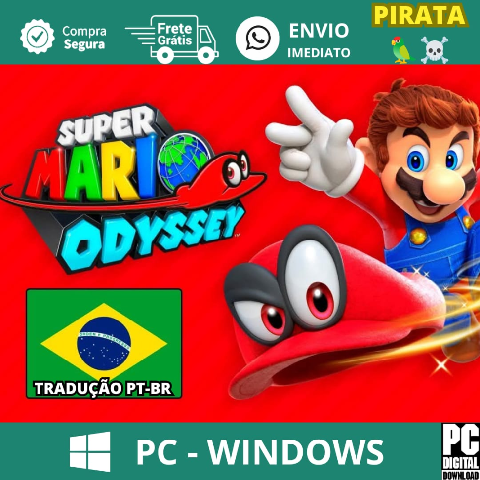 Mario Odyssey - (Emulador de Switch) - SEM LAUNCHER