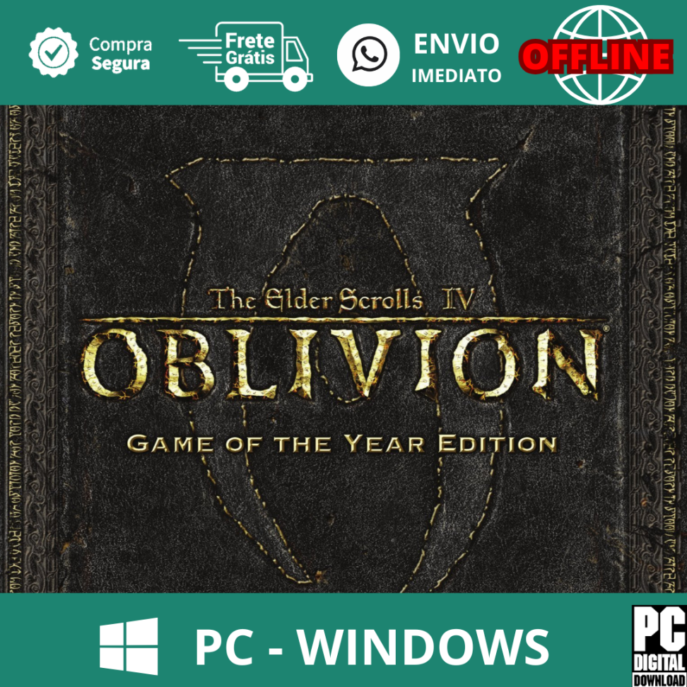 The Elder Scrolls 4 Oblivion GOTY - STEAM OFFLINE
