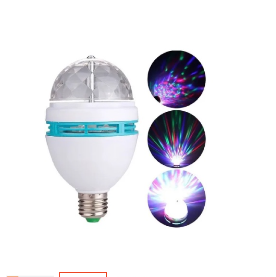 Lâmpada RGB Led Colorido Giratória 3w H'maston ND-01 - #3