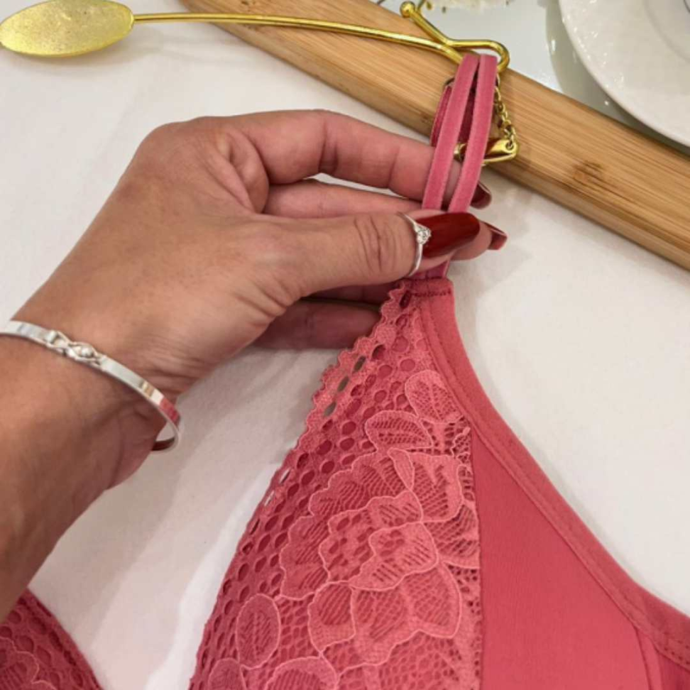 Sutiã Gabi Ref 141 Com Bojo Renda Delicada e Alta Sustentação Premium. - #7