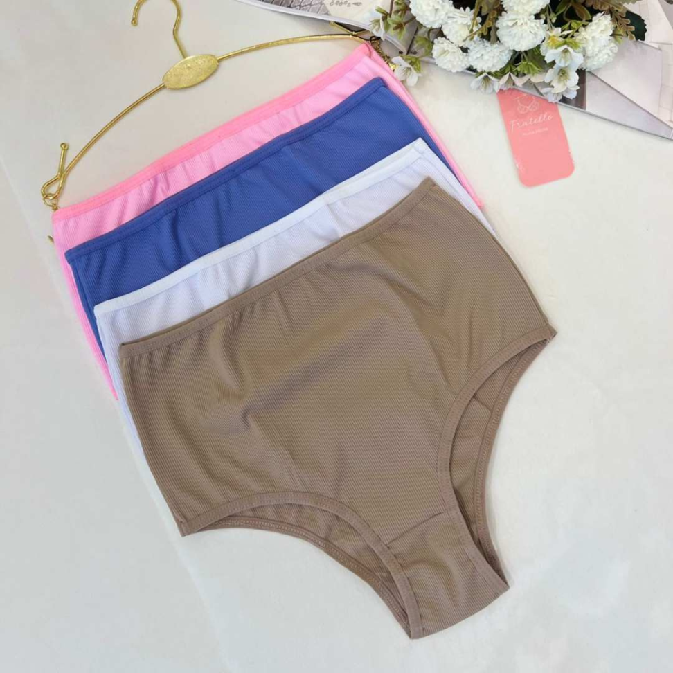 Tanga Elegante Canelada Ref 930 Conforto Premium Alta Elasticidade e Modelagem Perfeita - #4