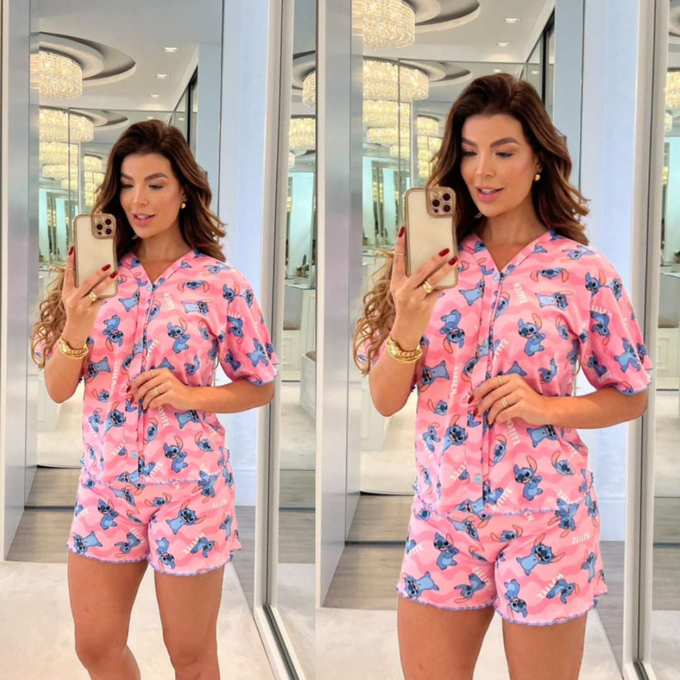 Baby Doll Americano Virginia Premium Suede com Botões Frontais Conforto e Estilo no Seu Dia a Dia - #2