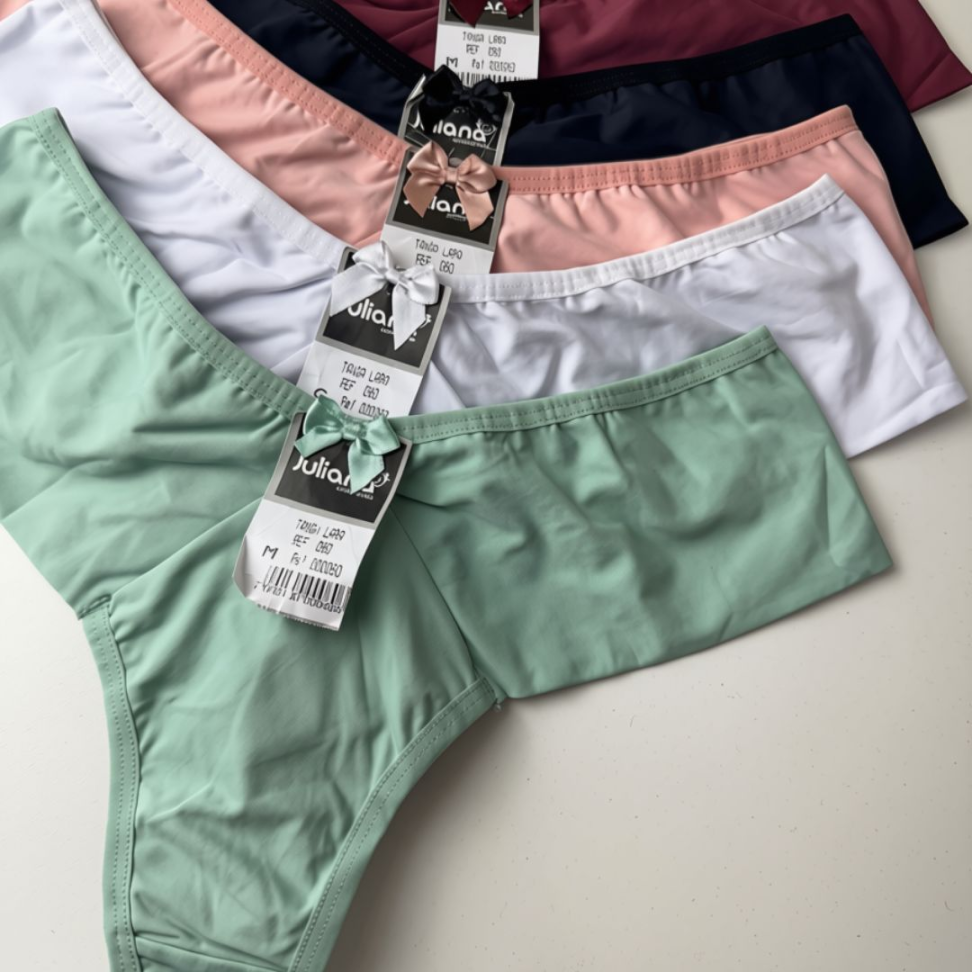 Tanga Lara Fio com Laterais Largas Ref. 060 - #8