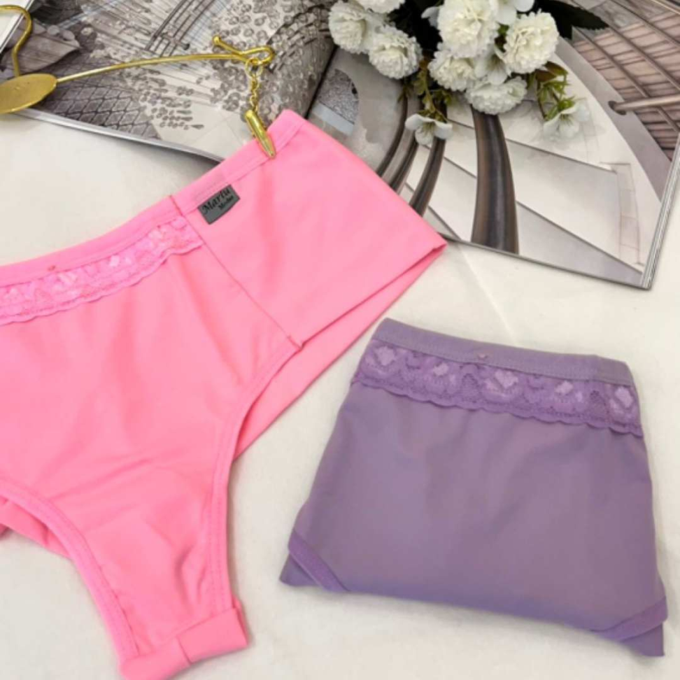 Tanga Amélia Comportada Fio Duplo Ref 037 Marlu Conforto Máximo com Toque Elegante - #4