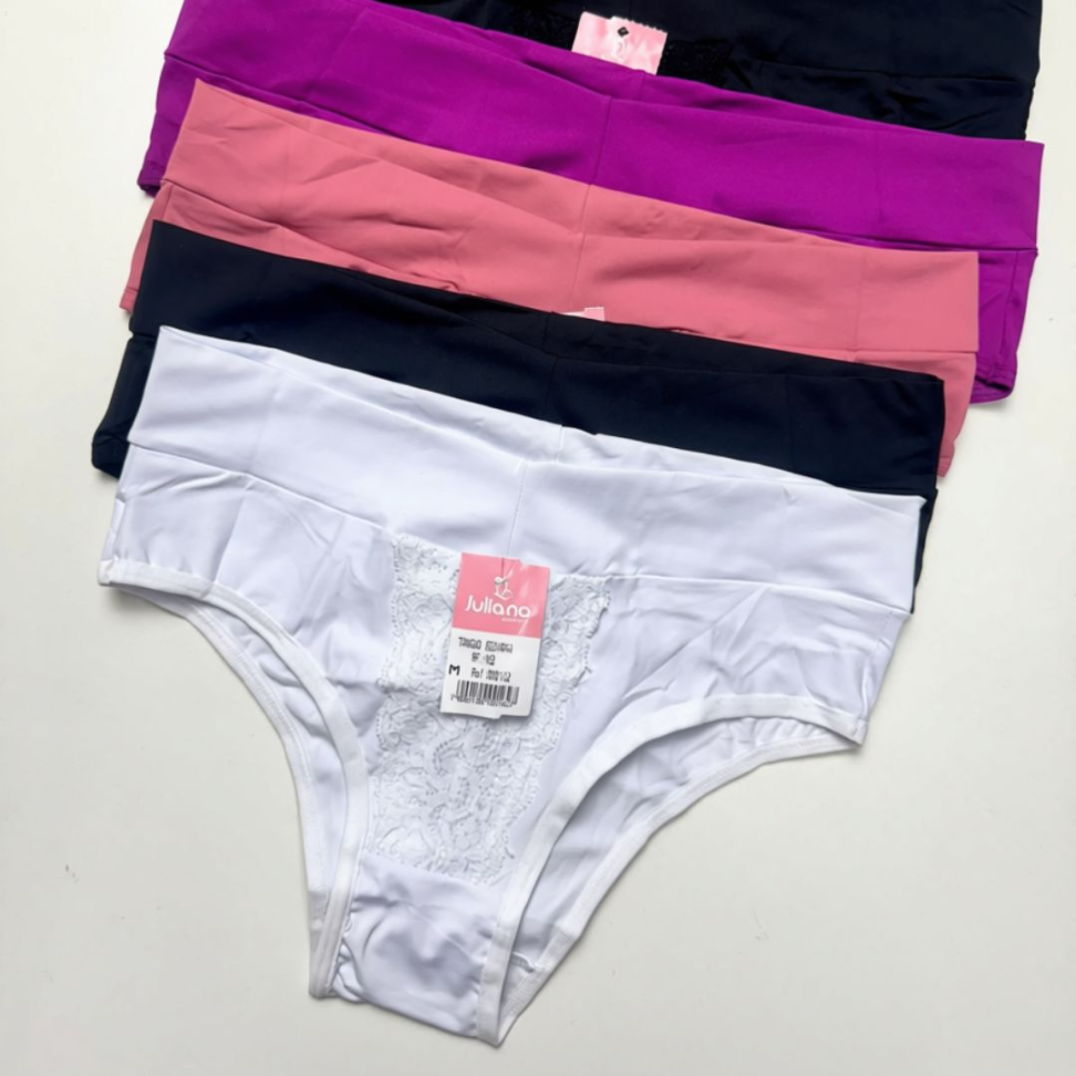Tanga Mediana com Renda Frontal e Cós Largo Geovana Ref. 162 - #9