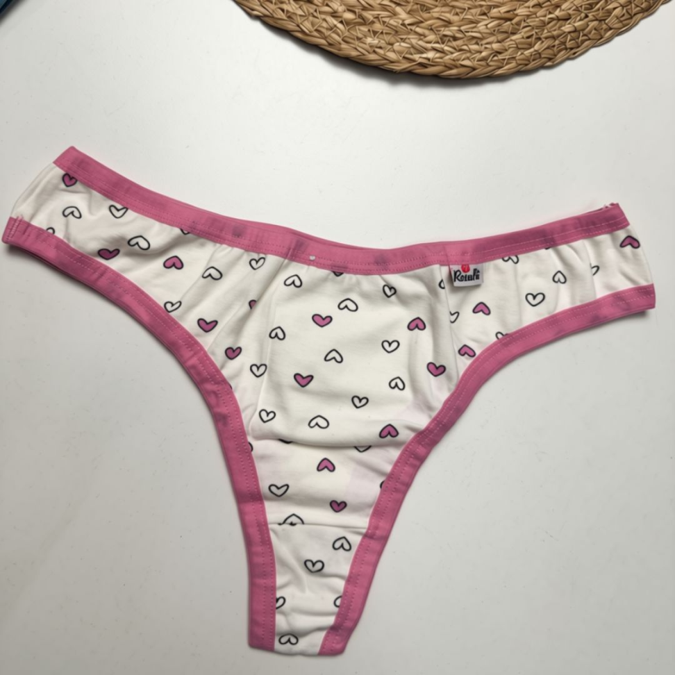 Tanga Fio de Cotton Estampada Ref. 200 - #5