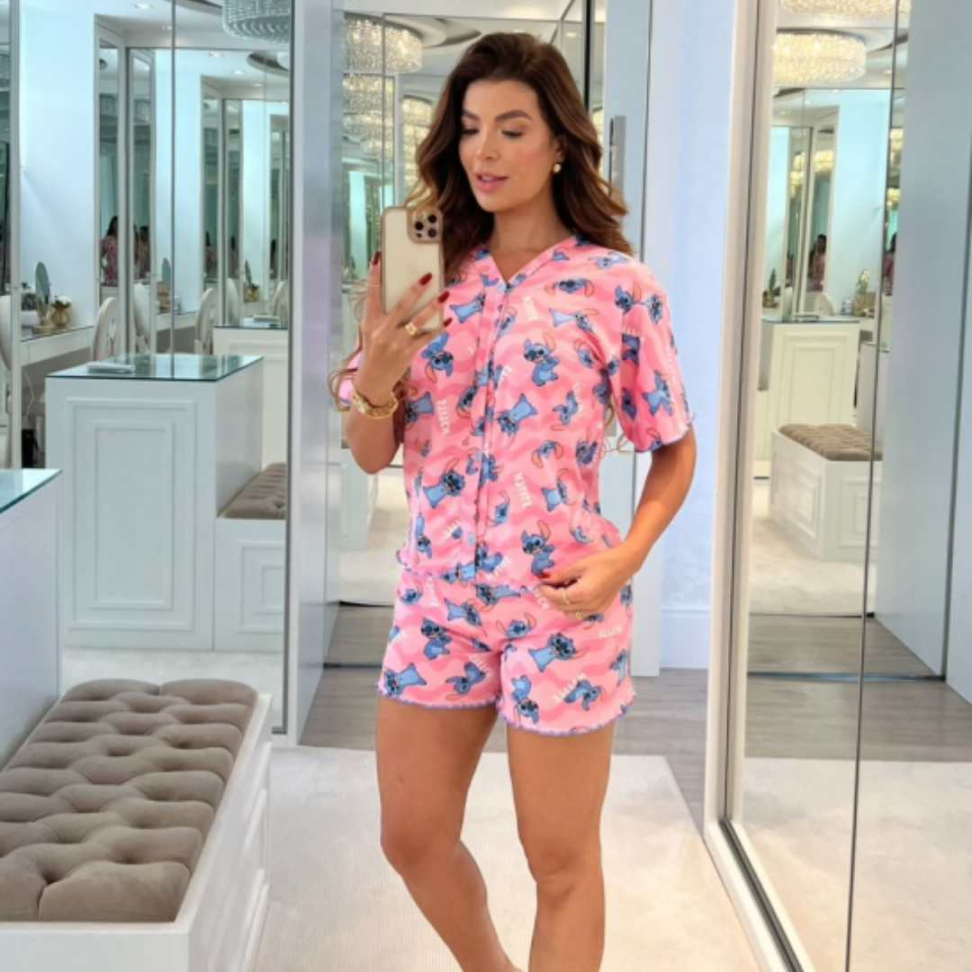 Baby Doll Americano Virginia Premium Suede com Botões Frontais Conforto e Estilo no Seu Dia a Dia - #6