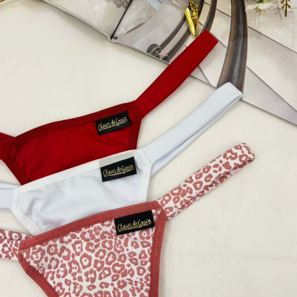 Tanga Ref 3006 Biquíni Conforto Modelagem Perfeita e Estampas Modernas. - #3