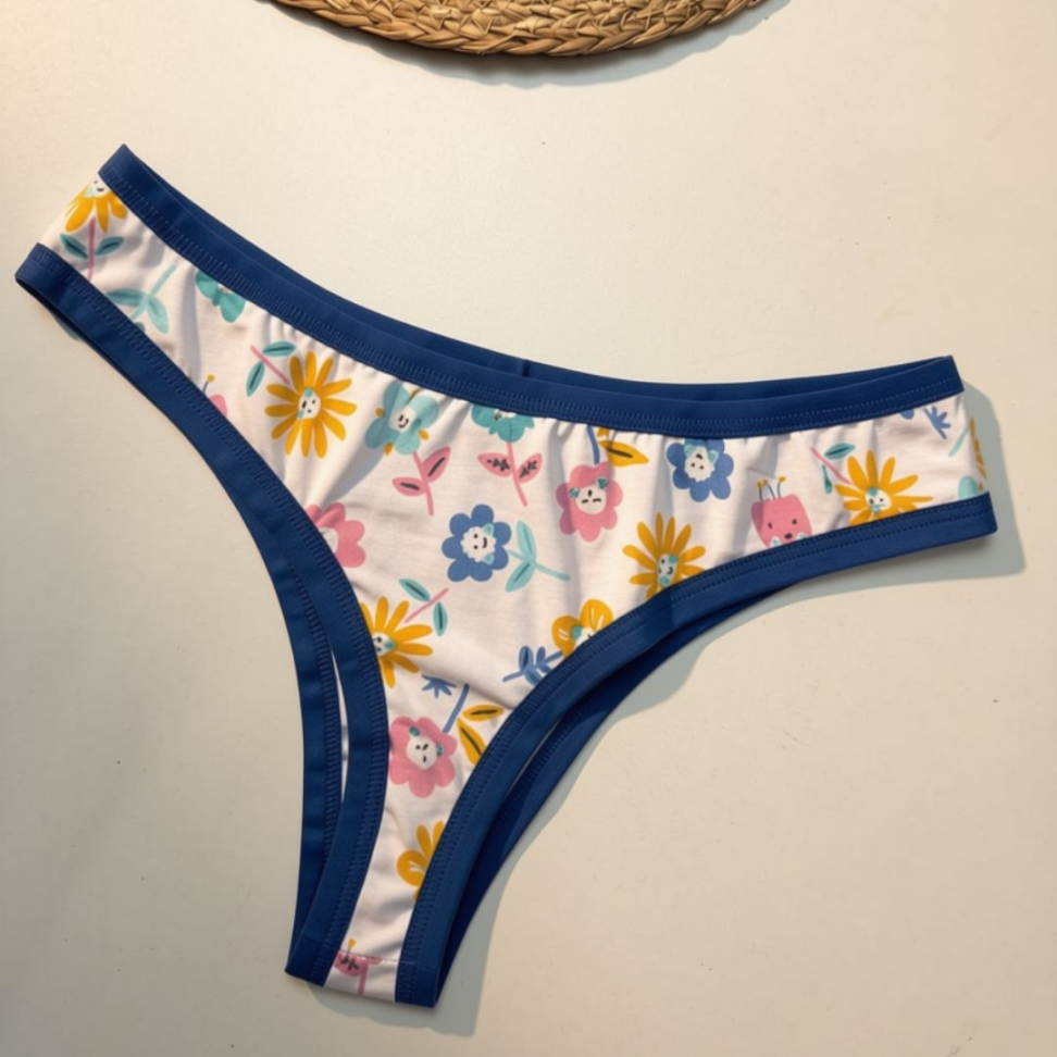 Tanga Fio de Cotton Estampada Ref. 200 - #10