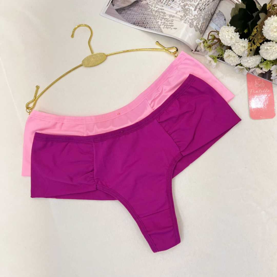 Tanga Martina Ref 137 Microfibra Sem Costura Fio Duplo Confortável. - #7