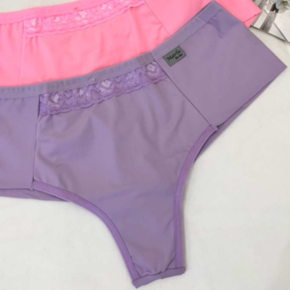 Tanga Amélia Comportada Fio Duplo Ref 037 Marlu Conforto Máximo com Toque Elegante - #5