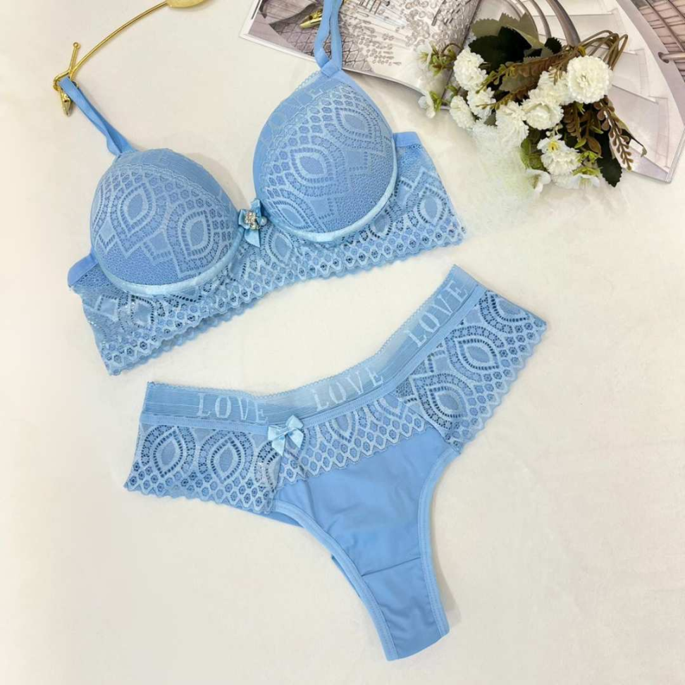 Conjunto Nicole com Bojo e Tanga Fio Duplo Conforto, Sustentação e Elegância Ref 0227 - #2