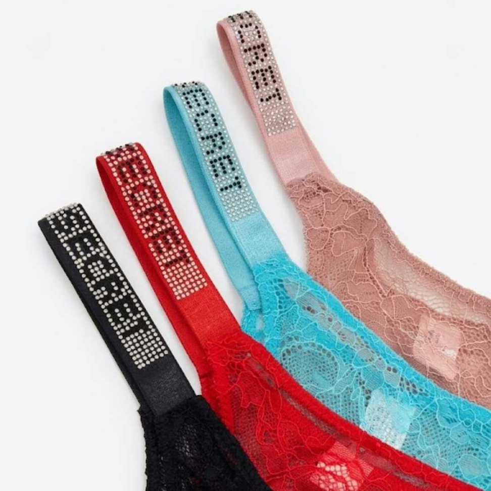 Tanga LOVE Secret Renda Brilho - #3