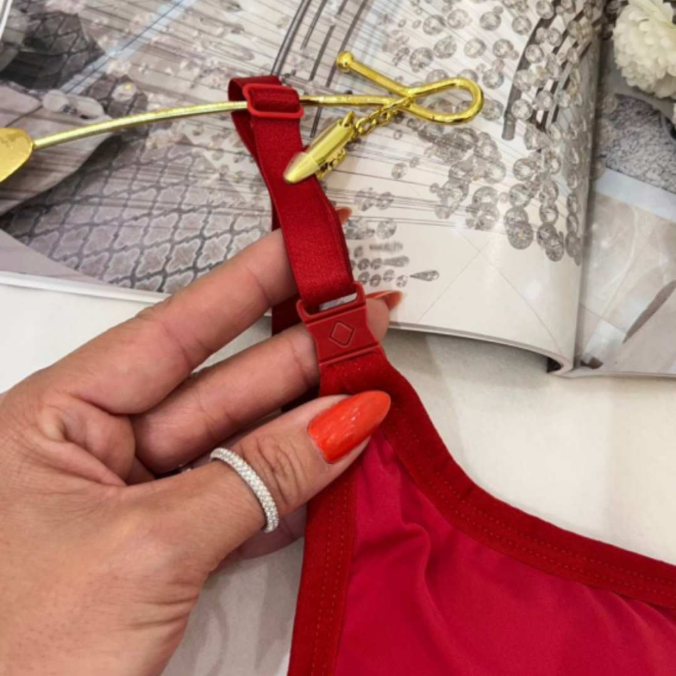 Top CK Jasmin Ref 020 Conforto Premium com Alça Regulável e Fecho Prático. - #12