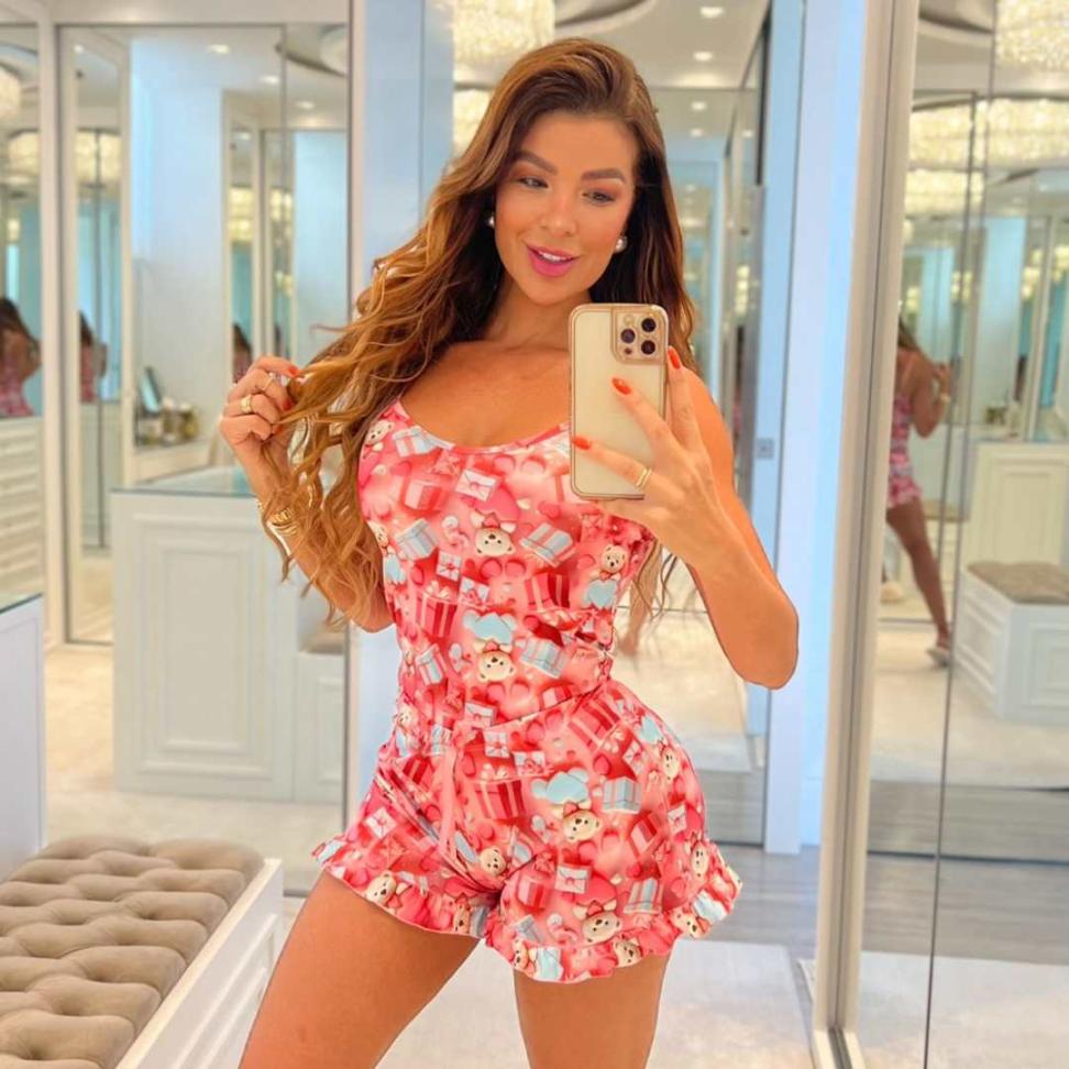 Baby Doll 3D Estampado Conforto Premium com Short Soltinho Ref. 0343 - #7