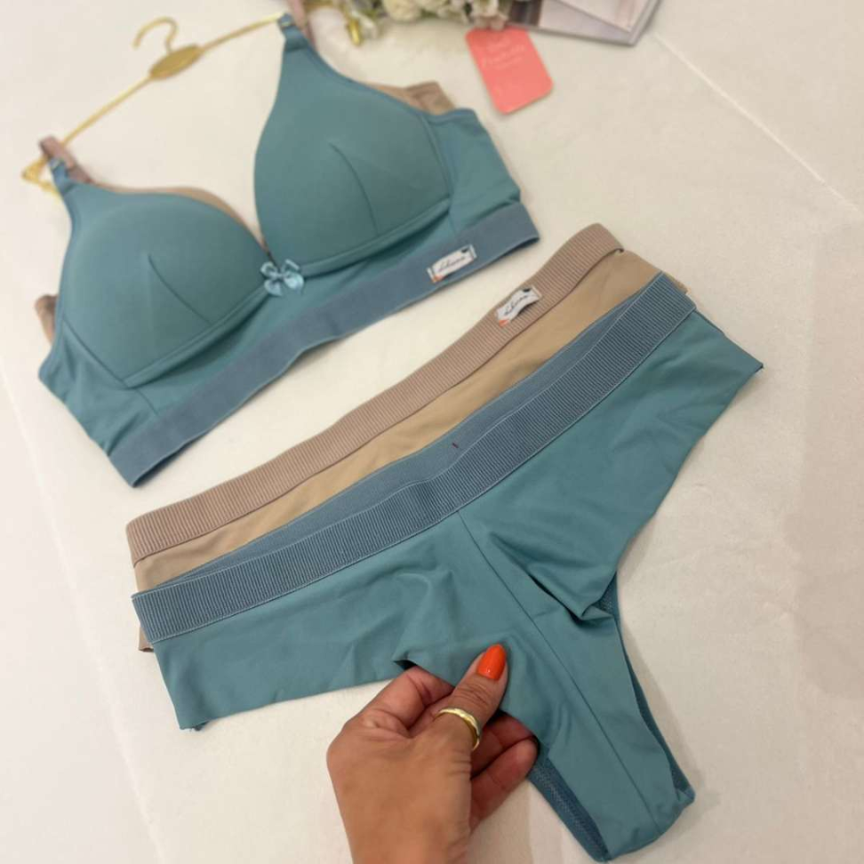 Conjunto Micro Fibra Fio Duplo Super Confortável Ref 127 Linha - #11