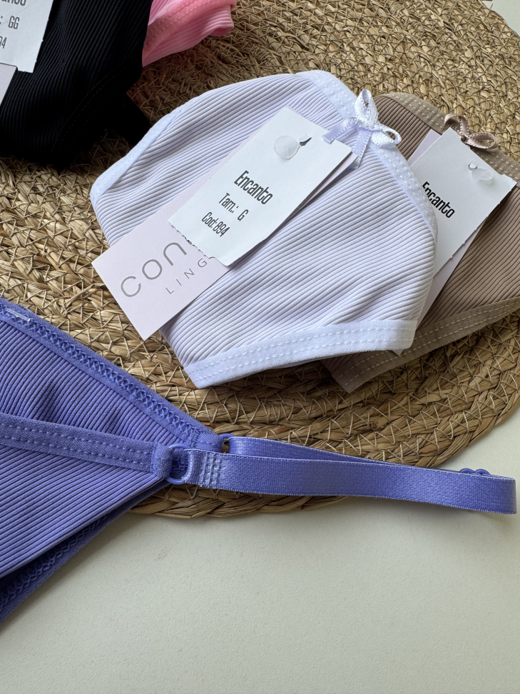 Tanga Fio Duplo Lateral Com Regulagem Canelada - #15