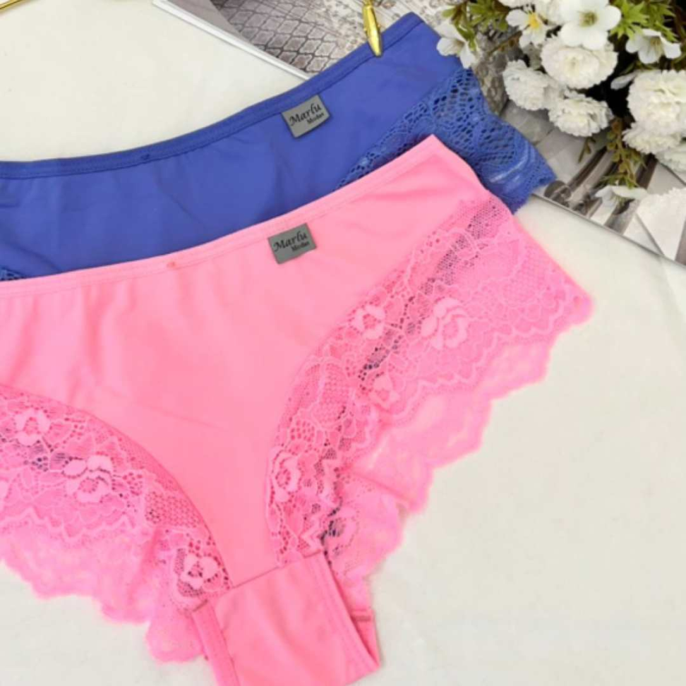 Tanga Marlu Isa Ref 031 Conforto Premium com Renda Delicada e Toque Macio - #7