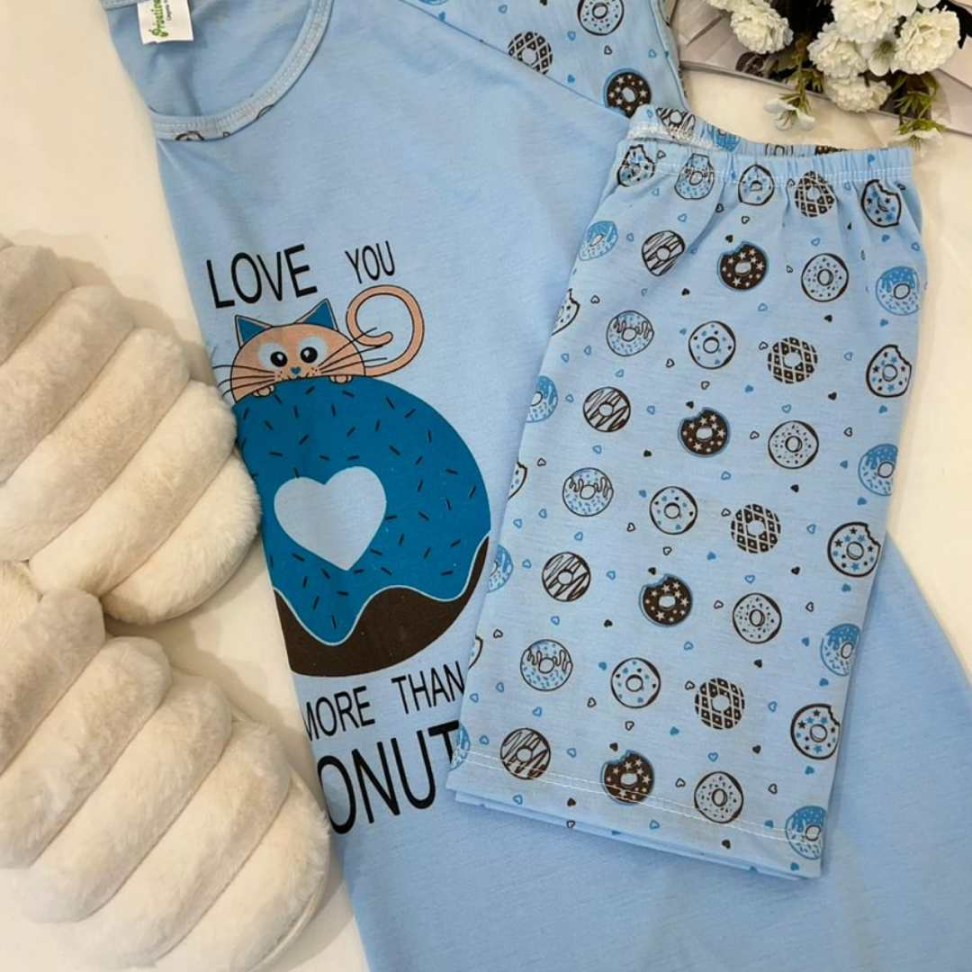 Baby Doll Malha Privativas Ref 3071 Conforto Leveza e Estampa Divertida - #11