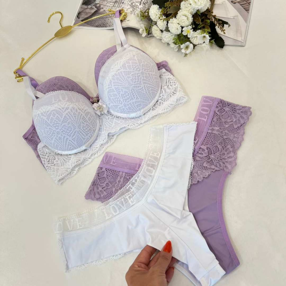Conjunto Nicole com Bojo e Tanga Fio Duplo Conforto, Sustentação e Elegância Ref 0227 - #6