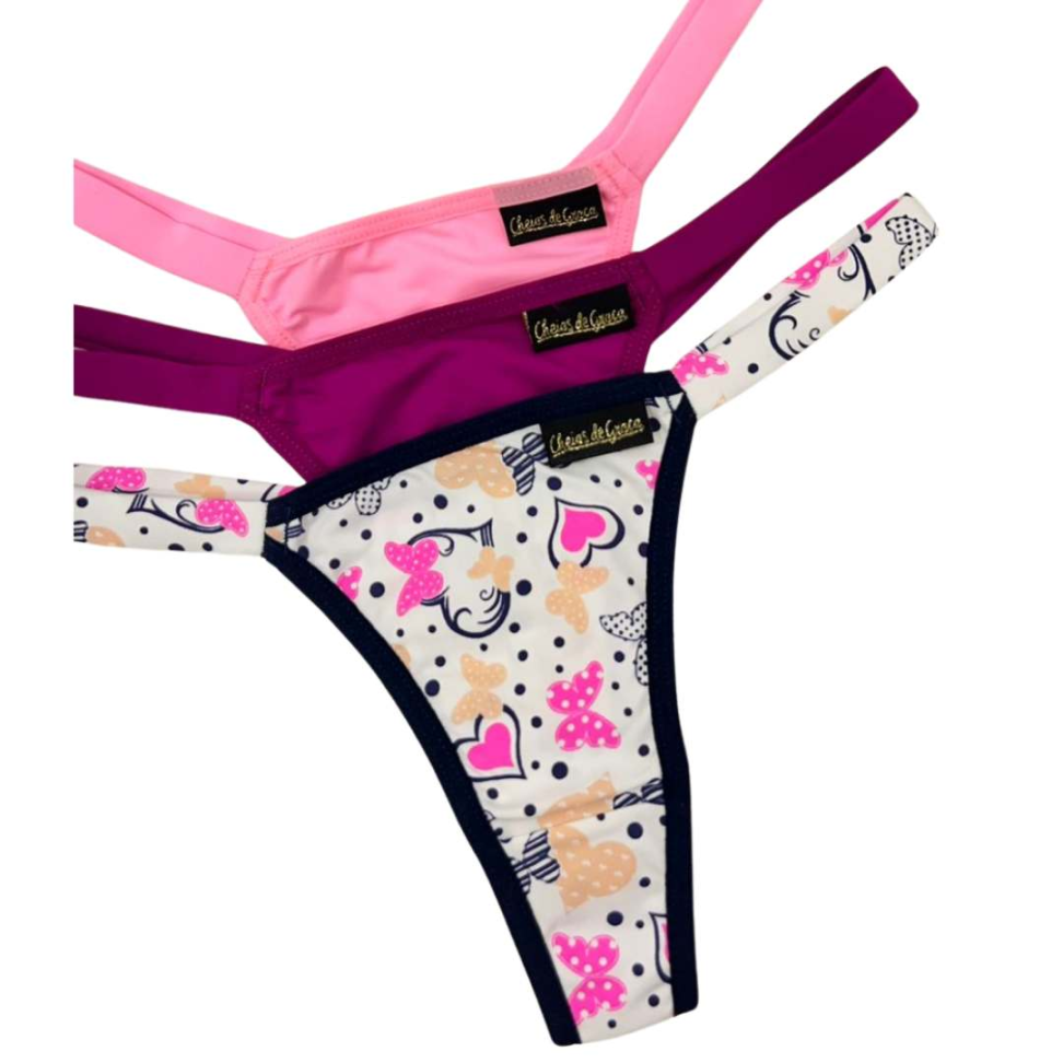 Tanga Ref 3006 Biquíni Conforto Modelagem Perfeita e Estampas Modernas. - #6