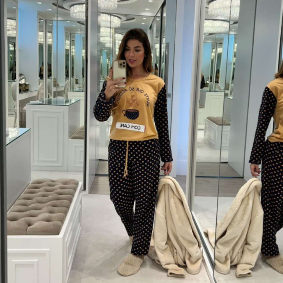 Pijama Longo Malha Ref 3006 - #4