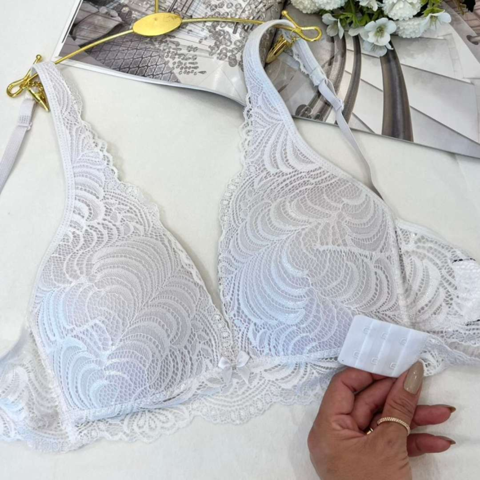Sutiã Paloma em Renda Delicada com Bojo Conforto Sustentação e Sensualidade - #7