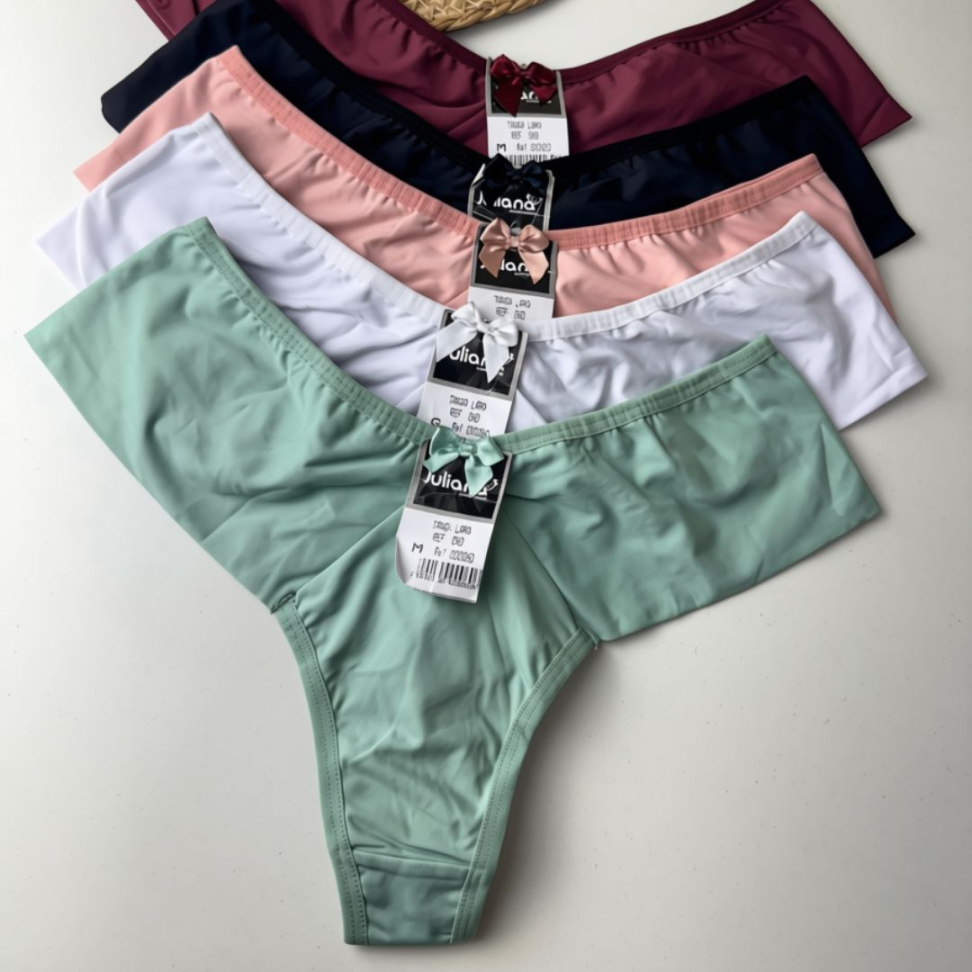 Tanga Lara Fio com Laterais Largas Ref. 060 - #6