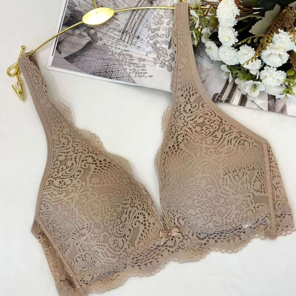 Sutiã Paloma em Renda Delicada com Bojo Conforto Sustentação e Sensualidade - #9