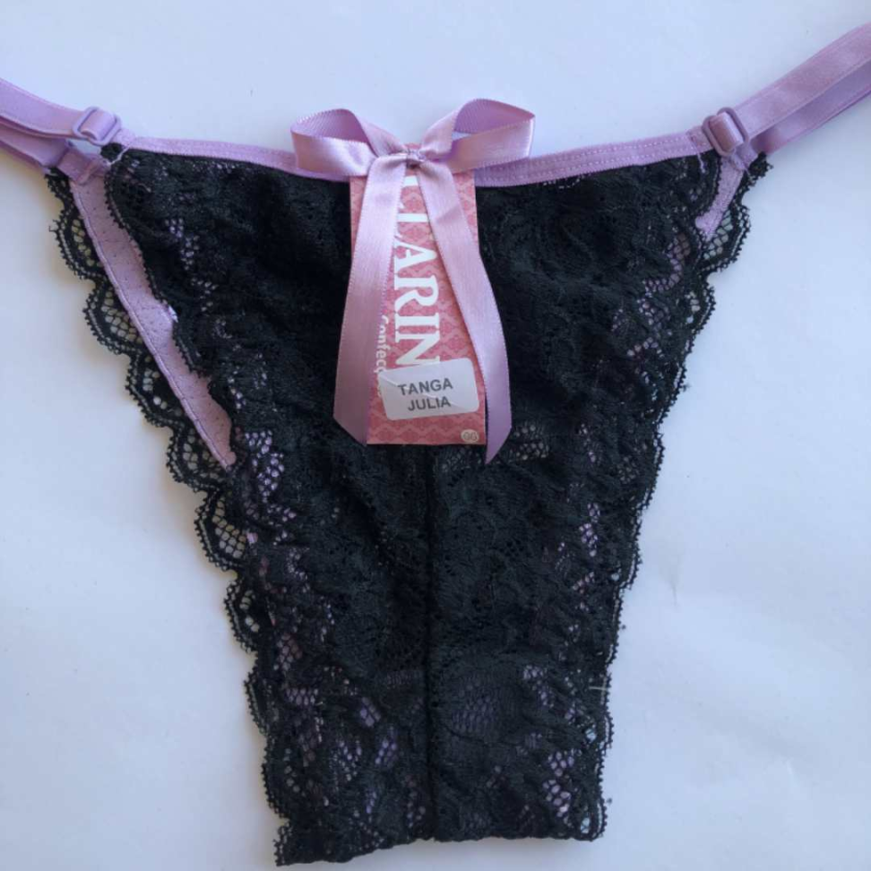 Tanga Júlia com Regulagem Lateral Renda Sensual e Ajuste Perfeito. - #4
