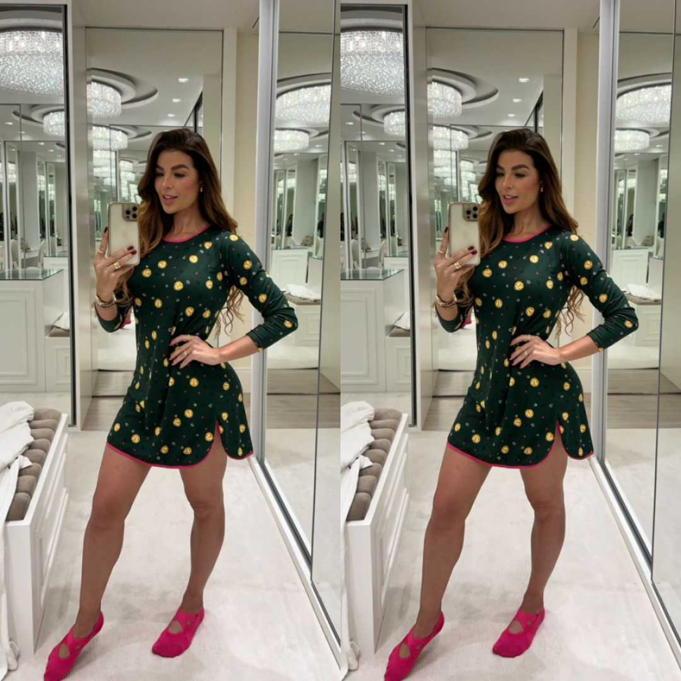 Camisola Luna Manga Longa Suede Ref:0331 - #4