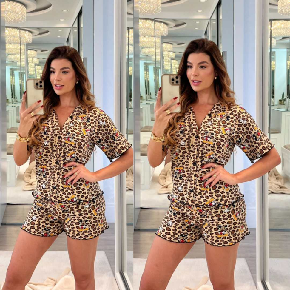 Baby Doll Americano Virginia Premium Suede com Botões Frontais Conforto e Estilo no Seu Dia a Dia - #12