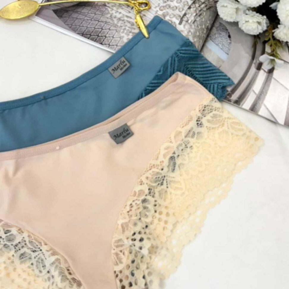 Tanga Marlu Isa Ref 031 Conforto Premium com Renda Delicada e Toque Macio - #6