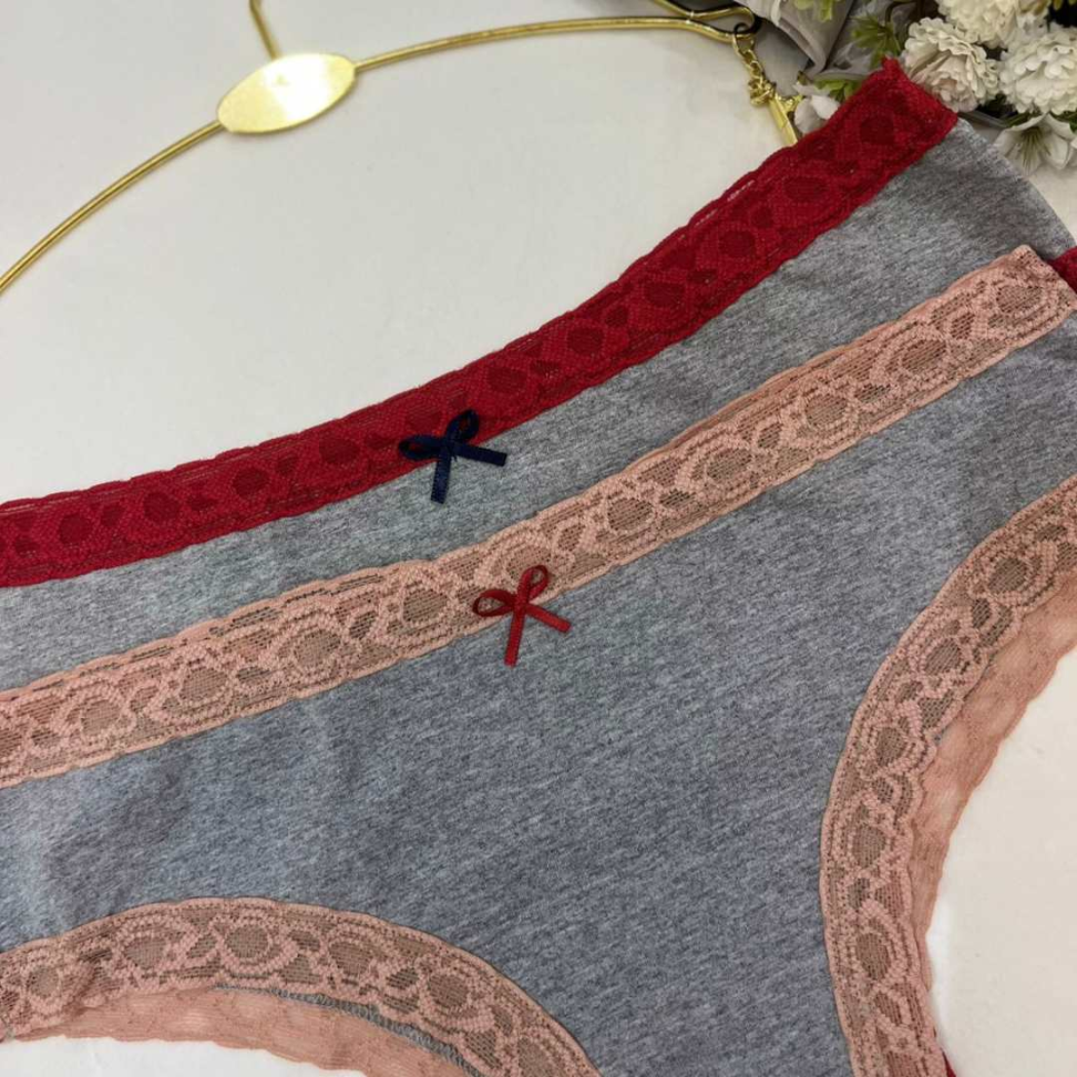 Tanga Boneca Plus Algodão Confort Premium com Renda Delicada Ref. 830P - #2