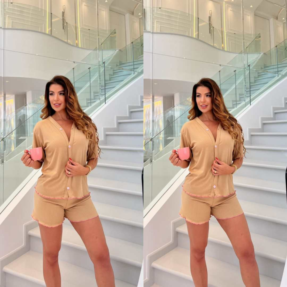 Baby Doll Americano Premium Ref 065 Canelado Conforto Sofisticado com Estilo Elegante. - #10