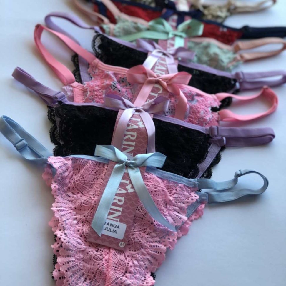 Tanga Júlia com Regulagem Lateral Renda Sensual e Ajuste Perfeito. - #2