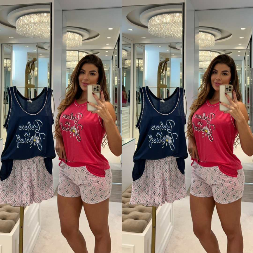 Baby Doll Privativas Malha Ref:3046 - #3