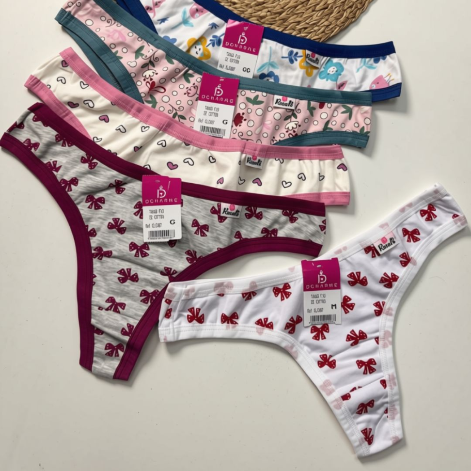 Tanga Fio de Cotton Estampada Ref. 200