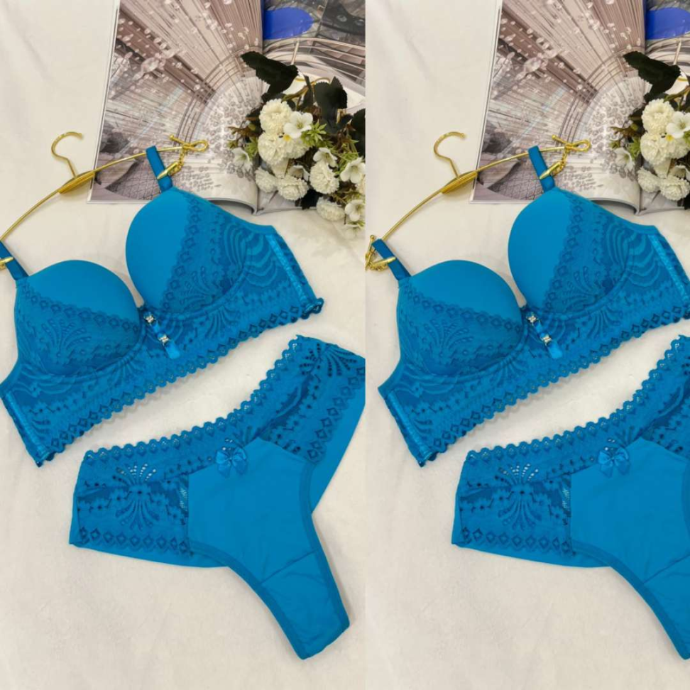 Conjunto Marcela Ref 245 Lingerie Premium com Bojo Renda Sofisticada e Fio Confortável. - #11