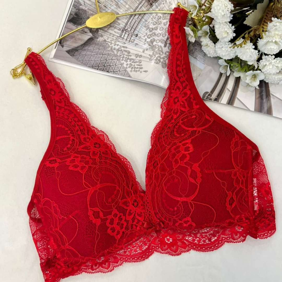 Sutiã Paloma em Renda Delicada com Bojo Conforto Sustentação e Sensualidade - #4